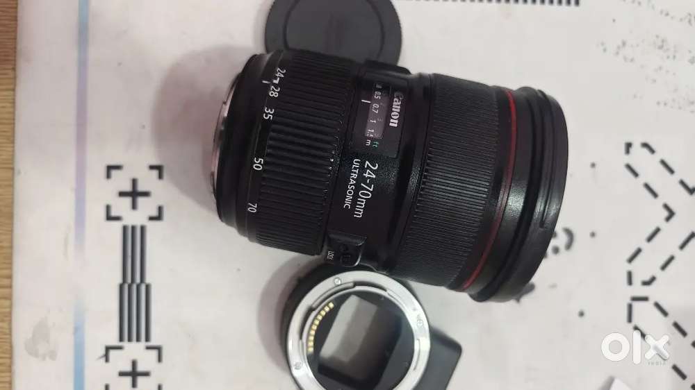 Canon EF 24-70mm F2.8 L2 Full Frame Lens with Sigma MC-21Lumix Adaptor