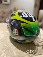 Size L(60-61)- AGV Corsa-R  - Black / Green / Yellow- used 2-3 times