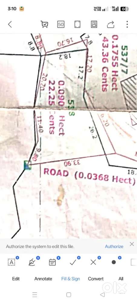 20 Cents property for sale in Koottupaatha palakkad .Near to .BPL