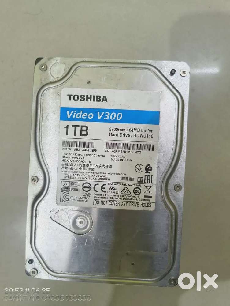 Wd 1 tb internal hdd