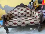 2 seater big size sofa & reversible cover for sale in vgood condition