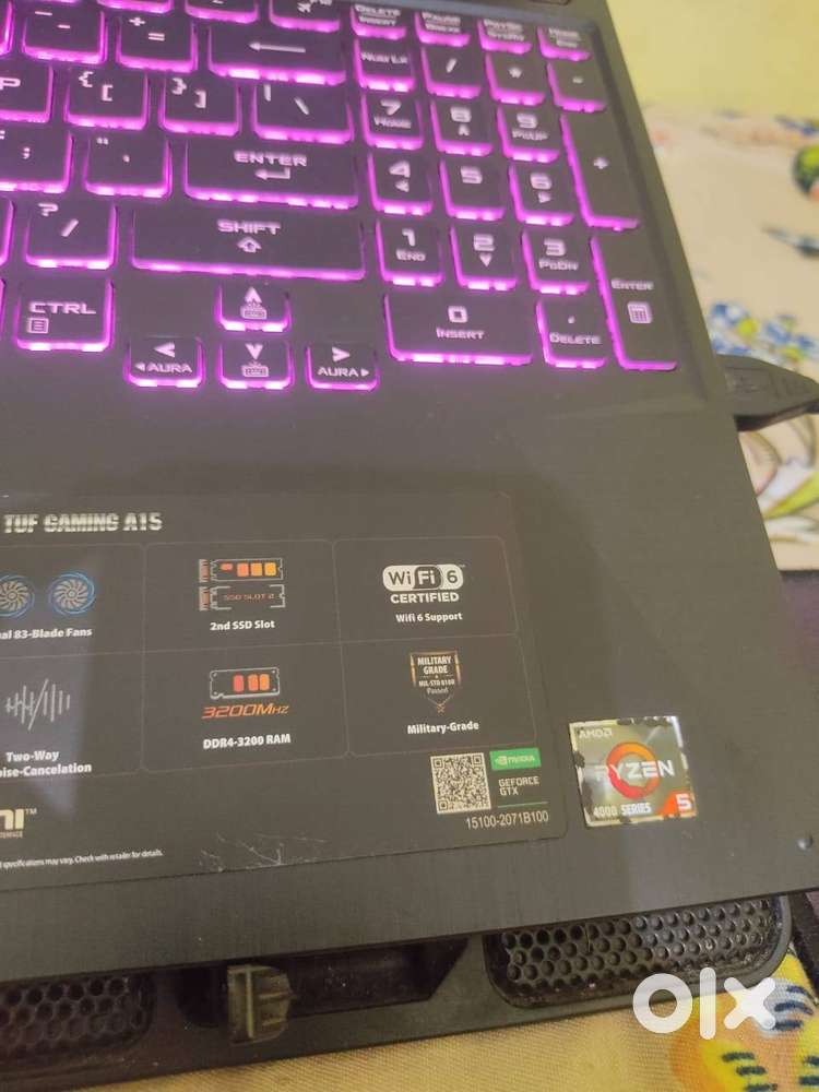 Asus TUF A15 Gaming Laptop  Ryzen 5 4600H  16GB RAM  512GB SSD