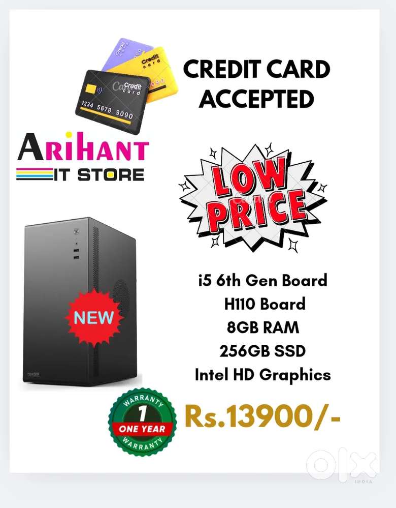 NEW HIGH SPEED CPU ALL TYPE WORK BEST PERFOMANCE CPU /1 YEAR WARRANTY