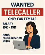 Hiring Female Telecalling Executive
