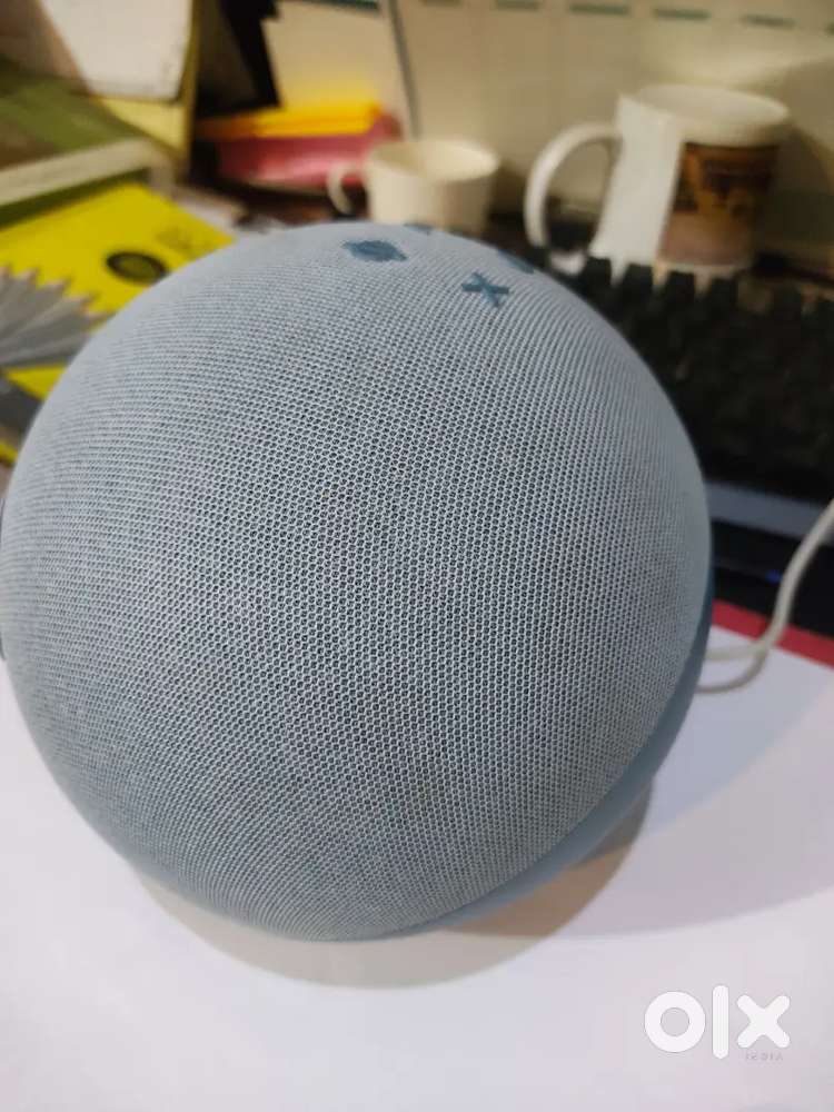 Amazon Echo (4th Gen)  Premium sound powered by Dolby & Alexa (Blue)