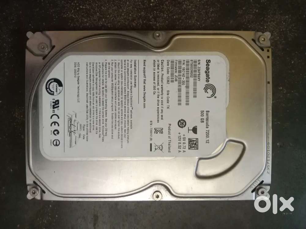 Segate 500gb harddisk very good condition