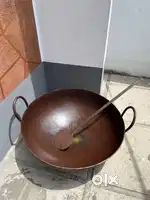 Big Iron kadai/cheena chatti for shops(Ideal for Chips making)