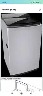 Bosch 7.5kg 5 star full automatic top load washing machine
