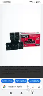 Sony sires home theater
