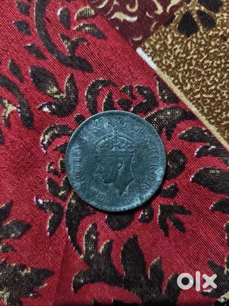 Rare Antique British India One Rupee Coin 1940 –George VI King Emperor