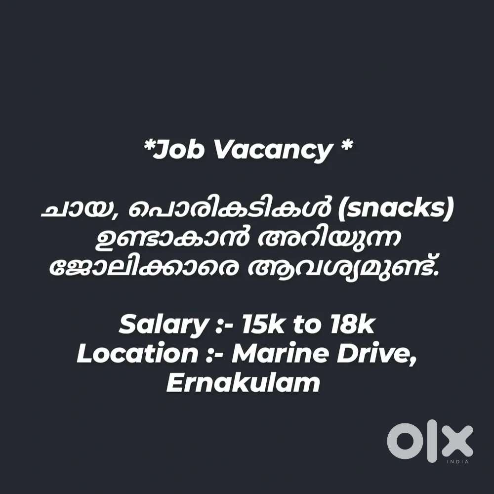 Looking for Tea and Snacks Maker to Tea shop.