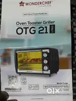 Oven otr 2 years warranty card