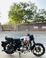 ROYAL ENFIELD CLASSIC POWER FULL CONDITION SILVER RED EDITION