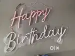 Birthday neion light