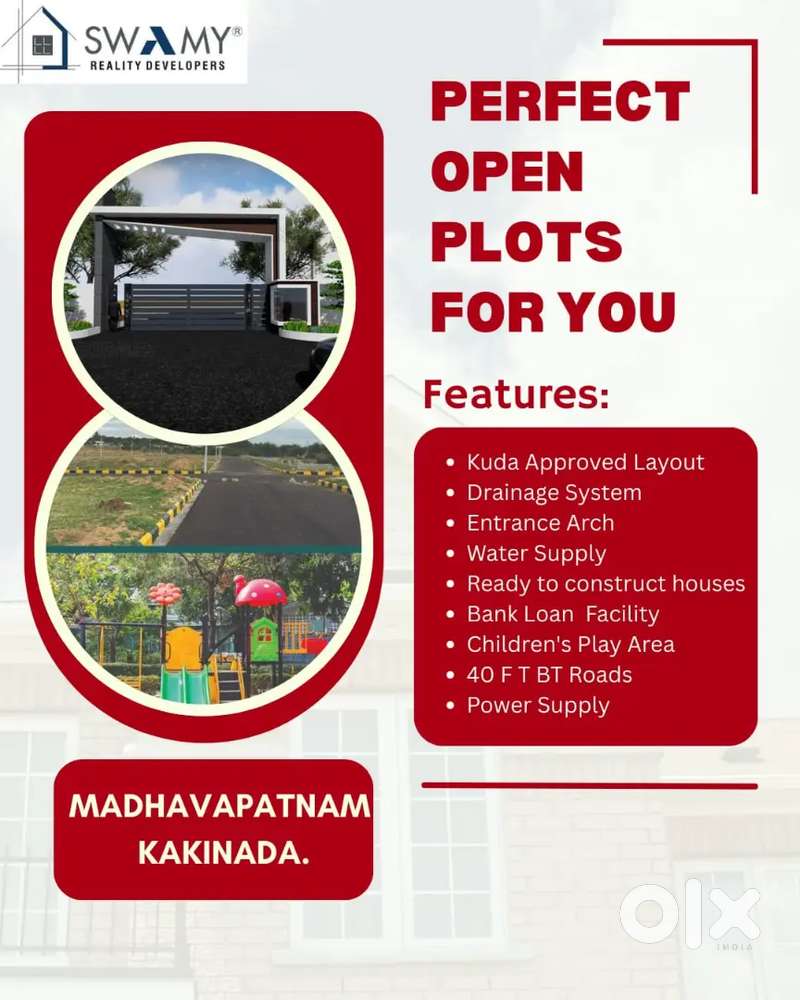 KUDA layout Open Plots for Sale Madhavapatnam. Kakinada
