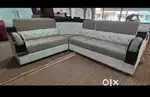 Sofa upholstery can be made from leather fabric or synthetic material