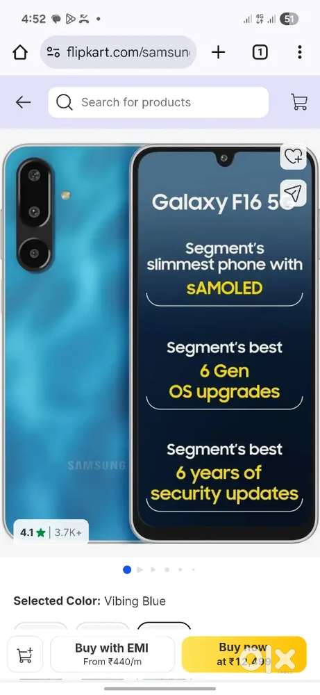 (Samsung f16) 4 days old