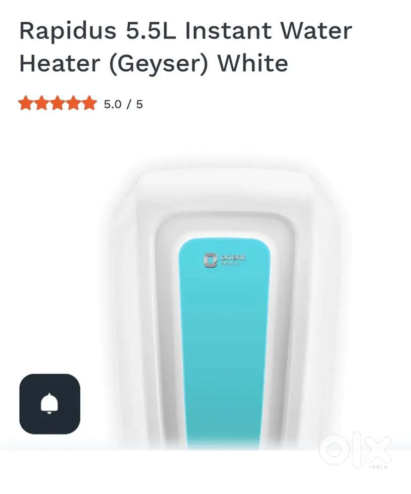 Orient water heater geyser good working condition