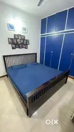 King size bed with mattress
