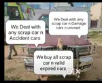 WE PURACHASE ANY SCRAP SCRAP CAR N UNUSED CARS