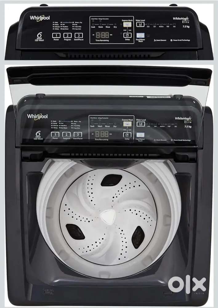 Whirlpool top load 7.5 kg automatic in warranty