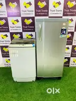 Godrej single door 200 litres and onida washing machine top load