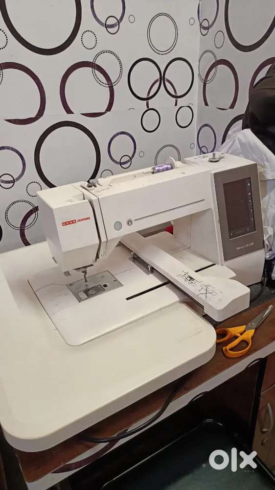 usha 550e automatic embroidery machine