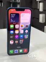 Iphone 13 128gb (battery Changed) bkue colour with bill warranty