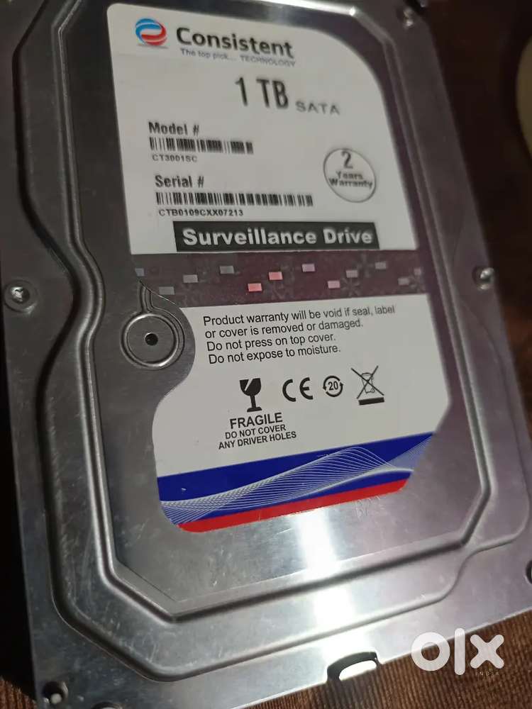 Consistent hard disk 1tb