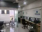 Office on rent fully furnished 1 cabin 8 seats at anandnagar