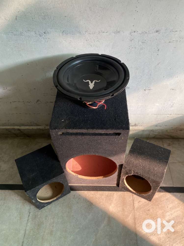 Subwoofer with box and speaker box…