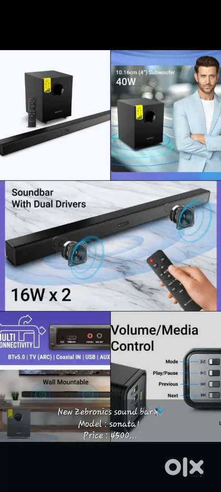 Zebronics sound bar sonta 1