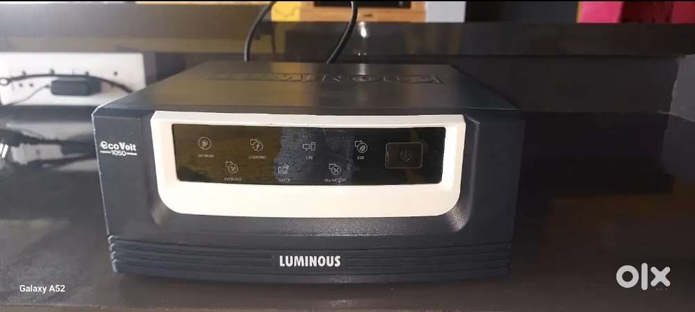 LUMINOUS 1KV 12V SINE WAVE INVERTER AND EXIDE battery  for sale