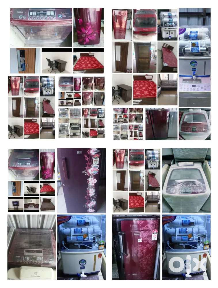 Fridge on washing machine on all furniture rent service