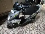 2017 yamaha ray zr 113 cc white green color