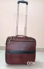 Original Leather Trolley Bag (new, branded, over-nighter)