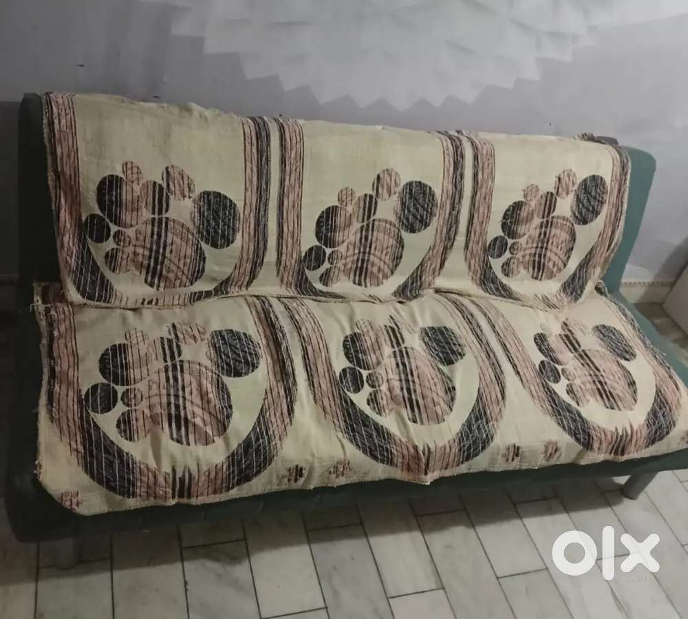 Sofa com bed fully ground space & free chair