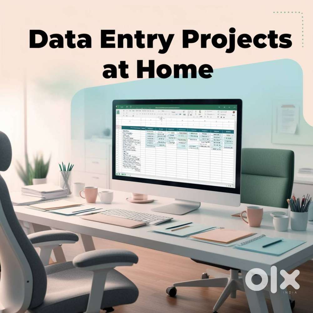 Data Entry Home Based Projects with your own computer