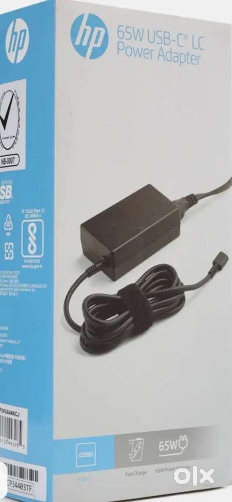 HP original charger 65walt C type.