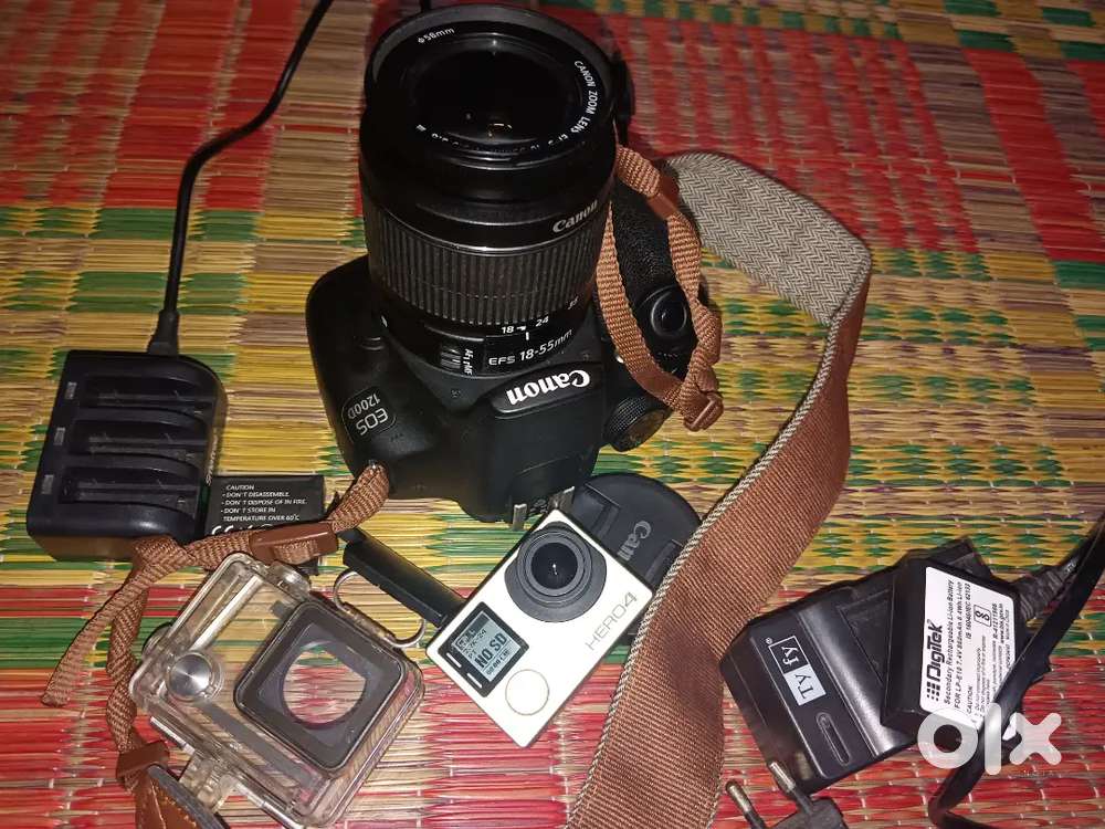 Canon 1200d GoPro Hero 4