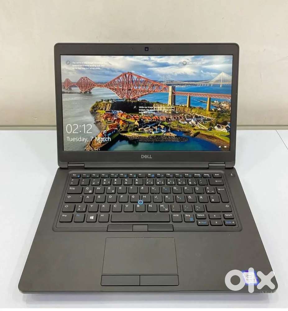 Dell i5 Laptop, 7th gen, 16GB RAM, 256GB SSD, 14 inch, camera, wifi