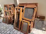 Window with Glass and Net