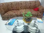 Sofa with center table