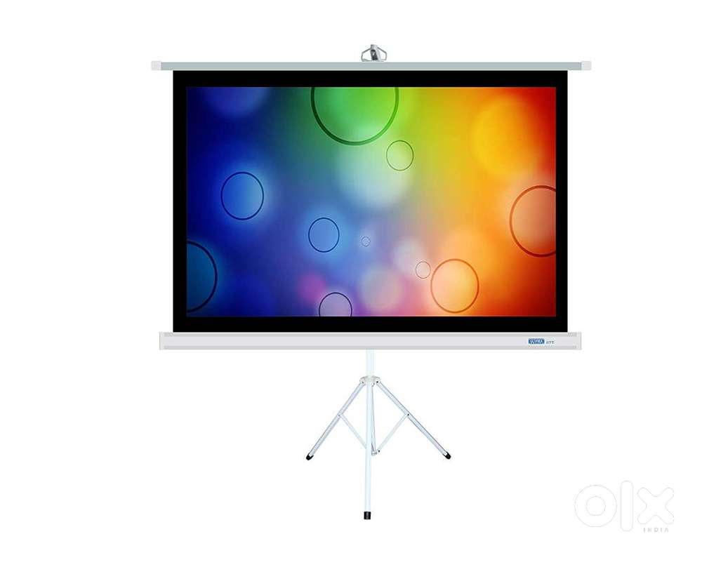 SUVIRA Projection Screen Tripod - Matte White Fabric  4
