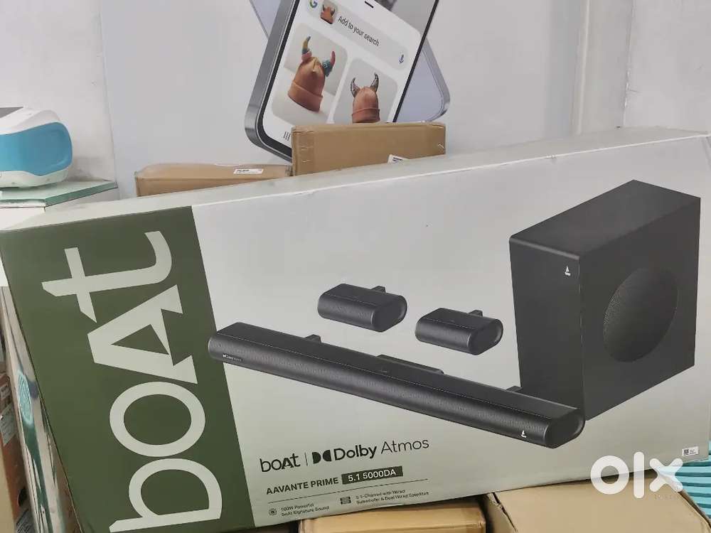 Boat 500w 5000da 5.1 ch speaker and woofer sealed with 1yr warran