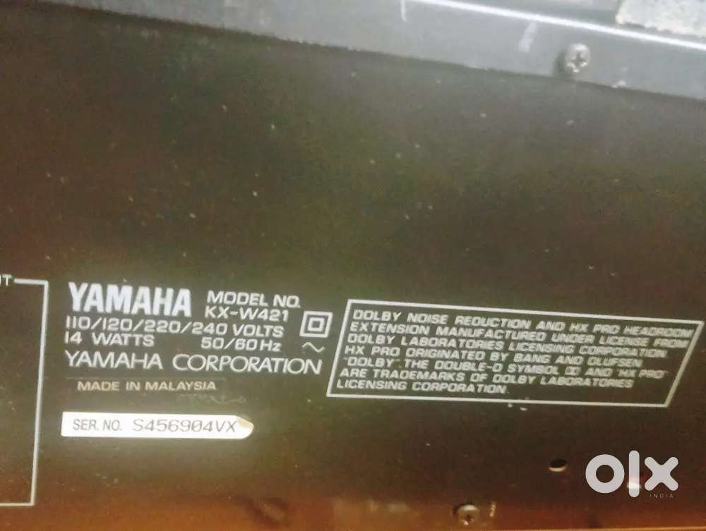 Yamaha KX-W421 dual cassate deck
