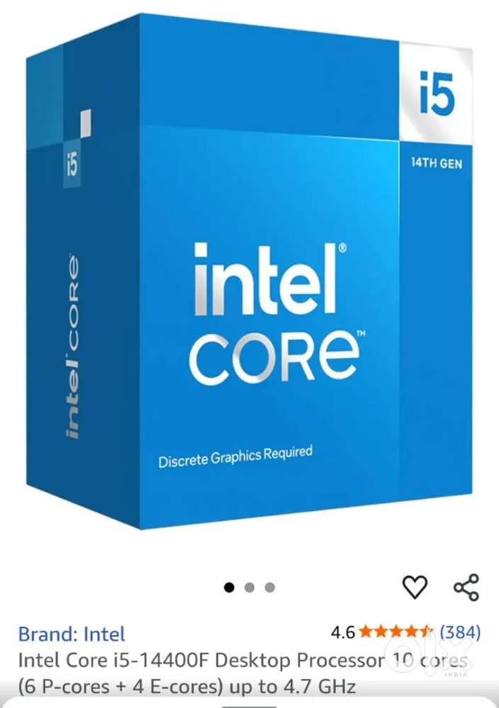 I5 14400 f processor motherboard SSD 500gb nvme sata ram  pc computer