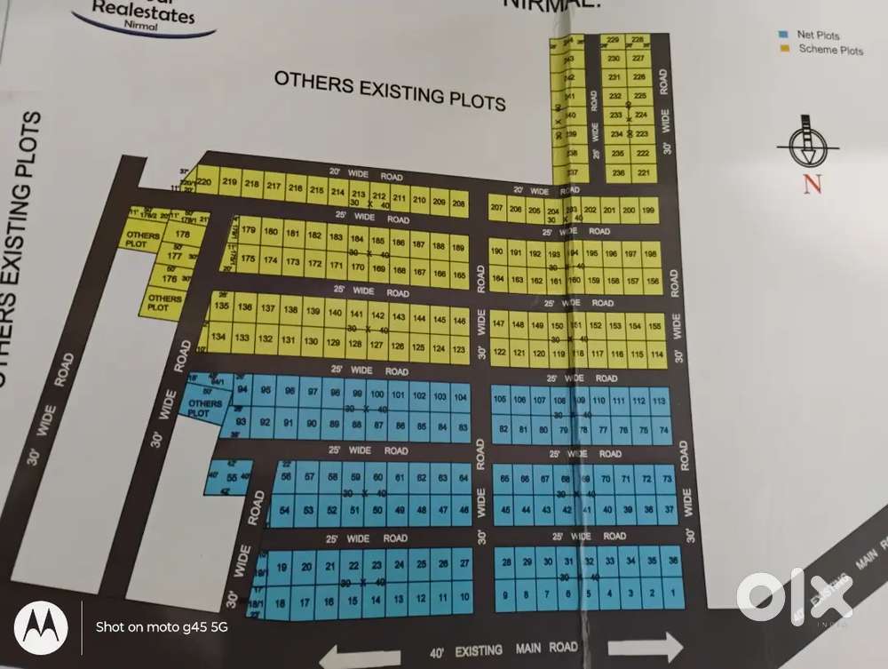 PLOT FOR SALE IN CRUSHER ROAD NEAR RTO OFFICE IN CHICHOLI VILLAGE