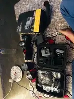 Canon 200D with 50mm lens and digitek 5k action camera