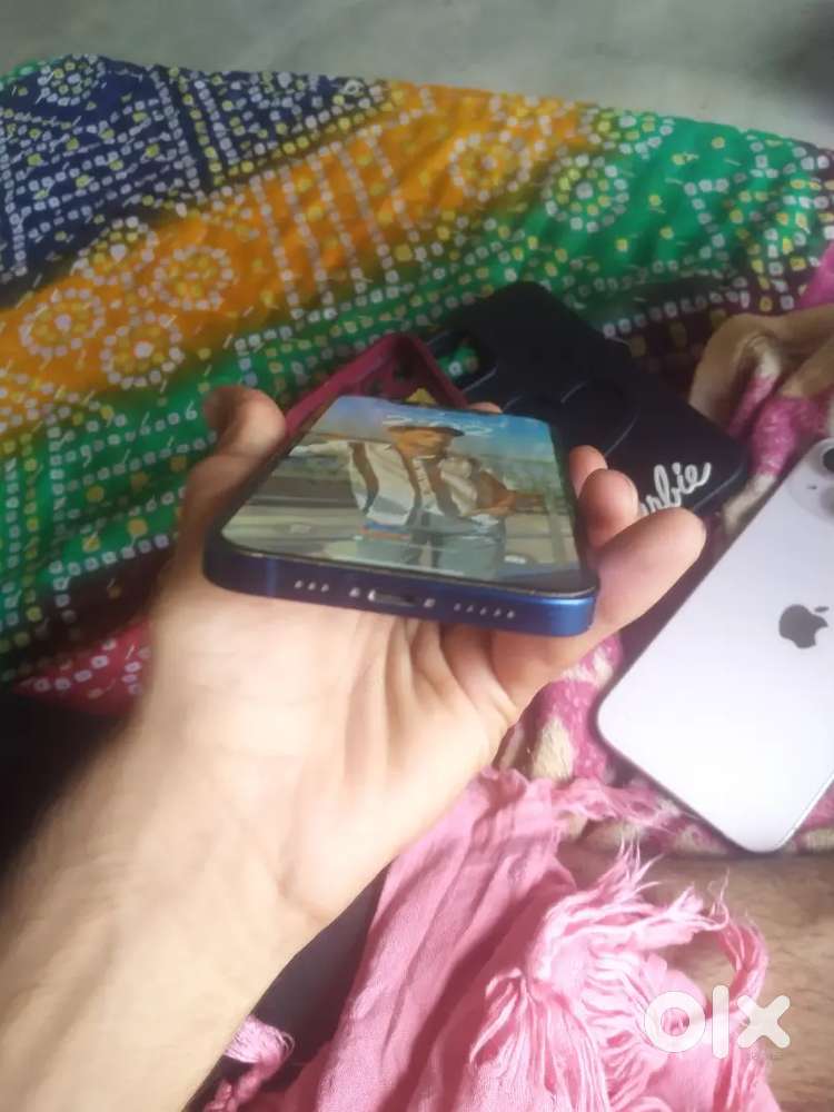 I phone 12 blue